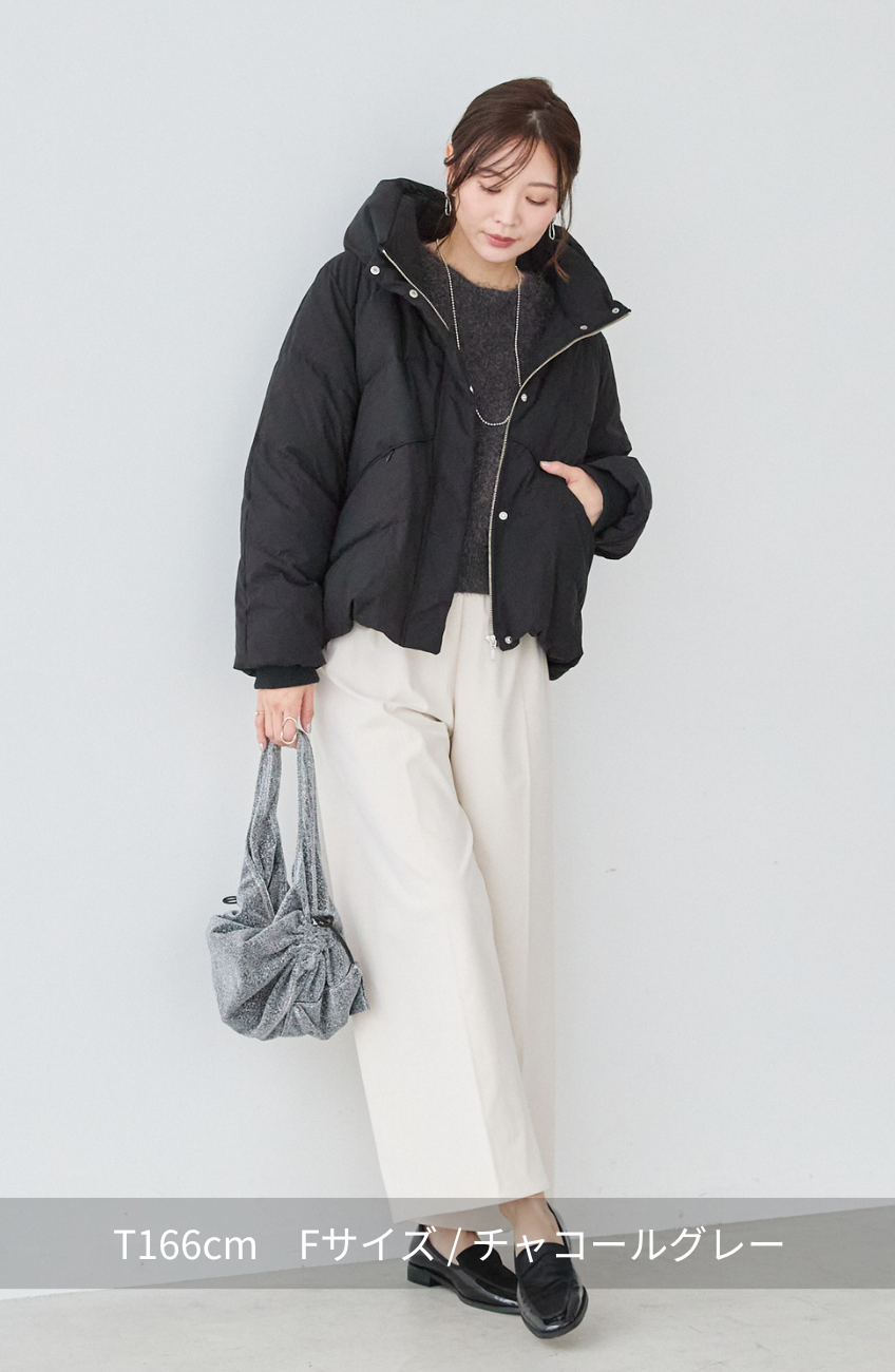 ダブルフェイスシャギーランタンスリーブプルオーバー｜FURRY、REYELL