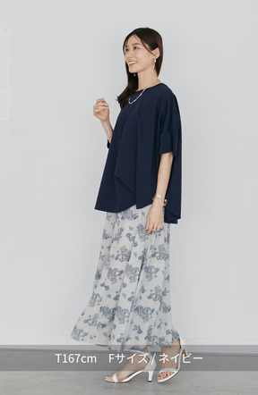 EC限定　ポンチローマバックロゴＴシャツ