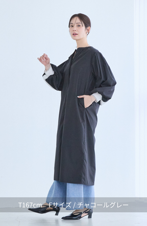EC限定　バックヨークテープシャツワンピース