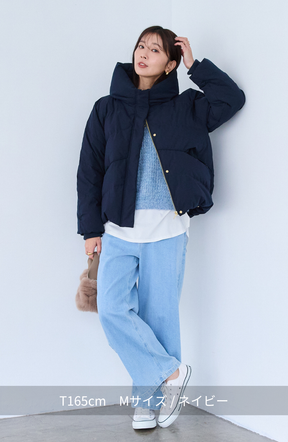 EC限定　ストレッチカシュネックピュアダウン