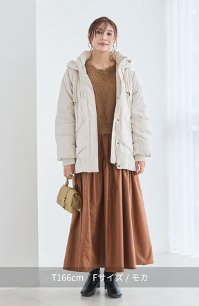 ダブルフェイスシャギーランタンスリーブプルオーバー