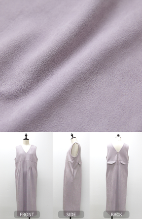 スエード2WAYジップジャンスカ