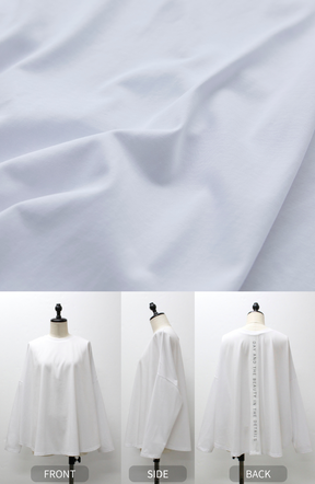 Breeze Cotton 2WAYバックロゴプルオーバー