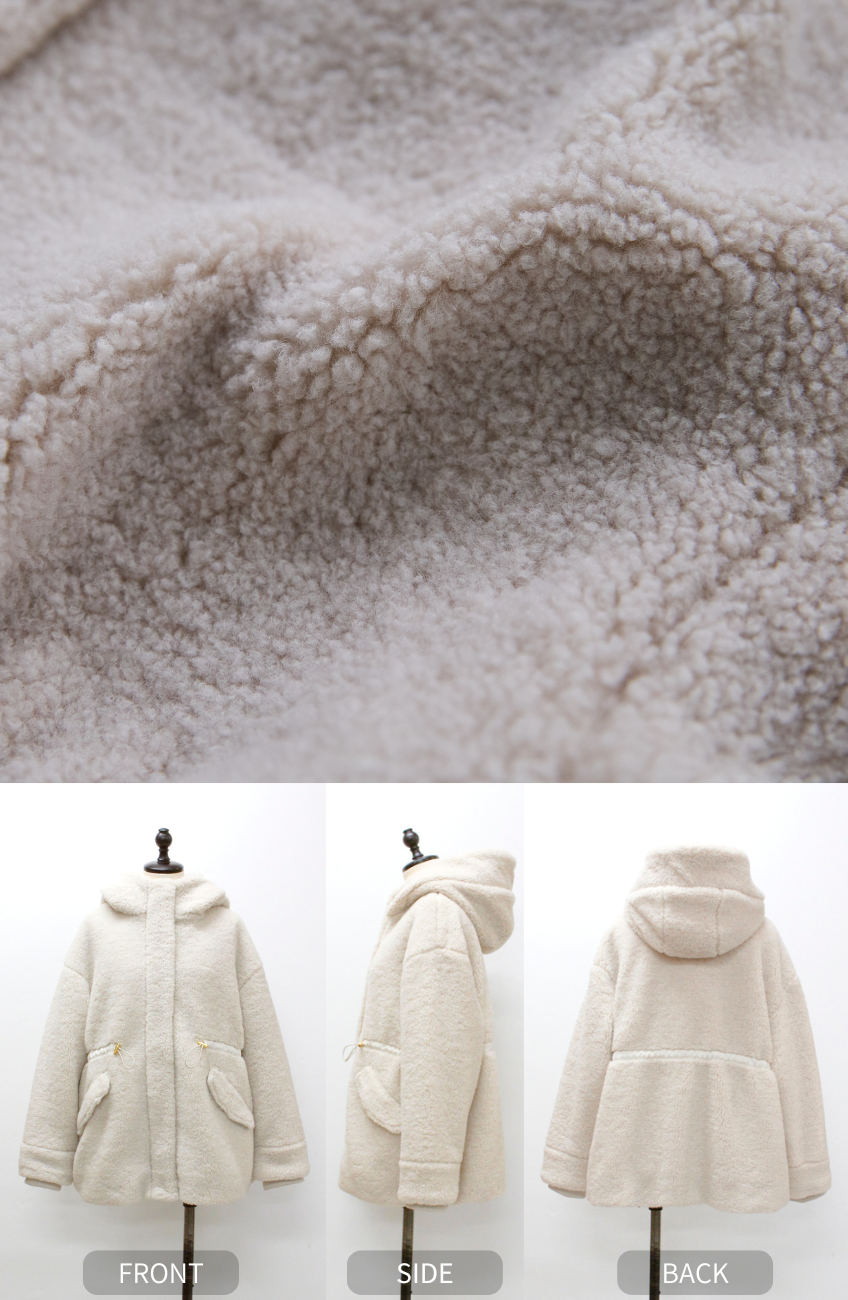 ボアドロストモッズコート