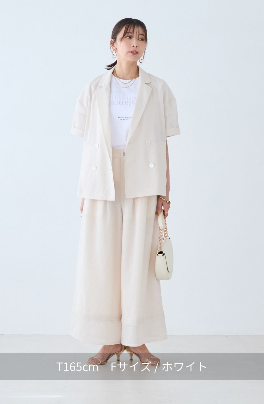 ドライコットンエンボス×箔ロゴTシャツ